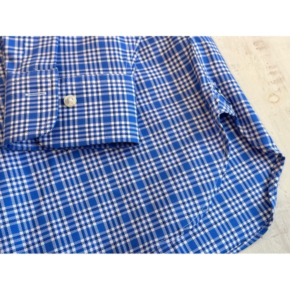 NWOT Ralph Lauren Polo “Easy Care” Blue Plaid Oxford Button Down Sz. 15.5 - Picture 4 of 6